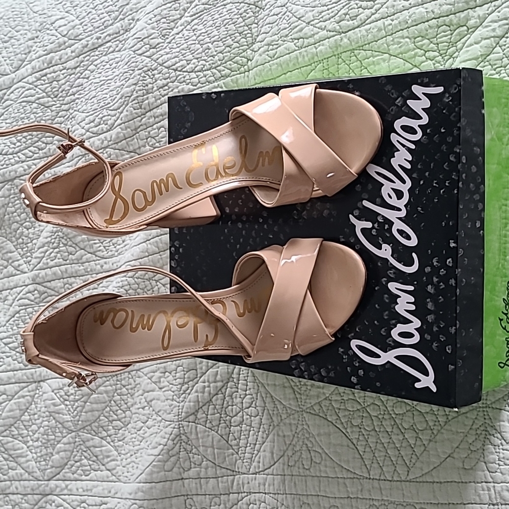 Sam Edelman Patent Leather Heels SIZE 10
